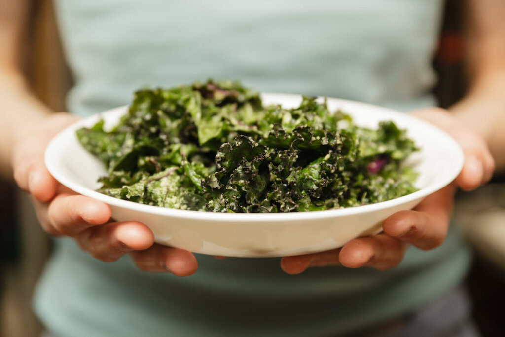 leafy greens for a healthy brain